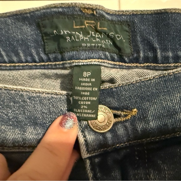 Ralph Lauren Blue Straight Leg Jeans - Picture 3 of 5